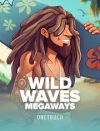 wild waves megaways game logo