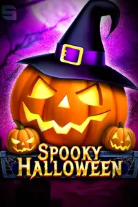 spooky halloween slot logo